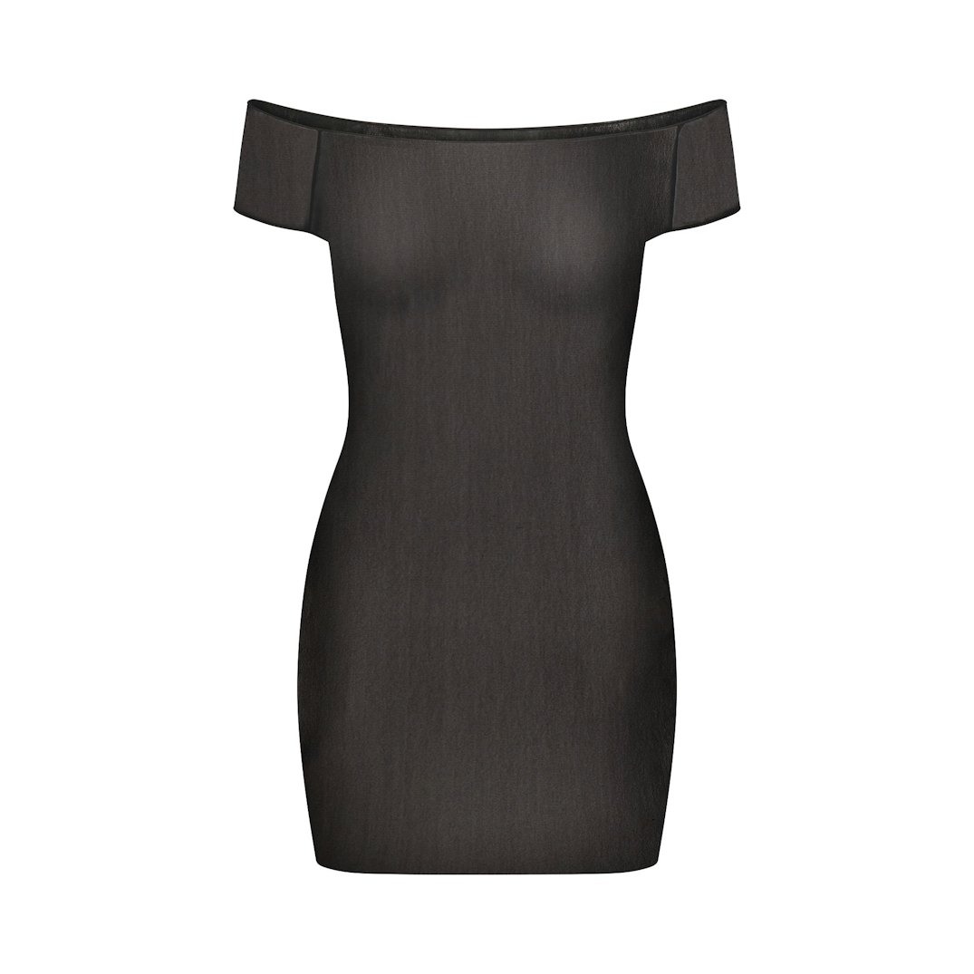 Платье SKIMS Mesh Cover Ups Mini, черный
Платье SKIMS Mesh Cover Ups Mini, черный