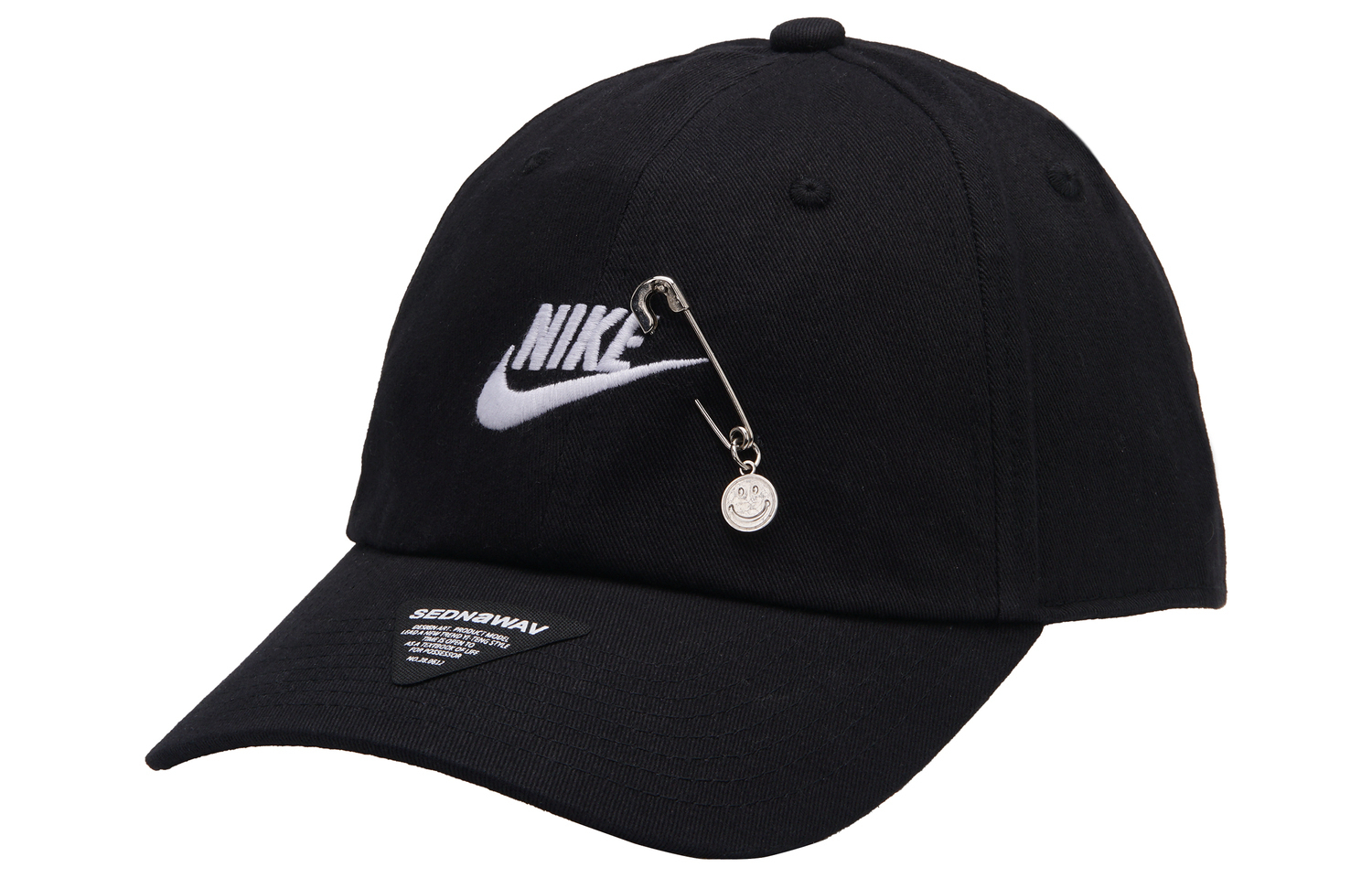 Nike Хлопковая бейсболка унисекс, черный
Nike Хлопковая бейсболка унисекс, черный