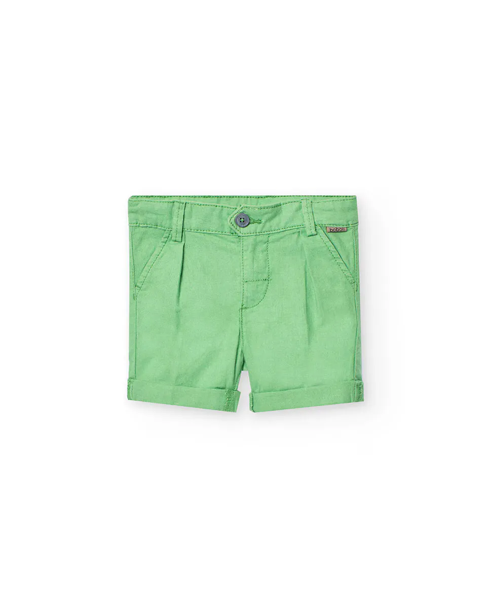 Простые шорты-бермуды для мальчика с вытачками и застежкой на пуговицы Boboli, зеленый
Простые шорты-бермуды для мальчика с вытачками и застежкой на пуговицы Boboli, зеленый