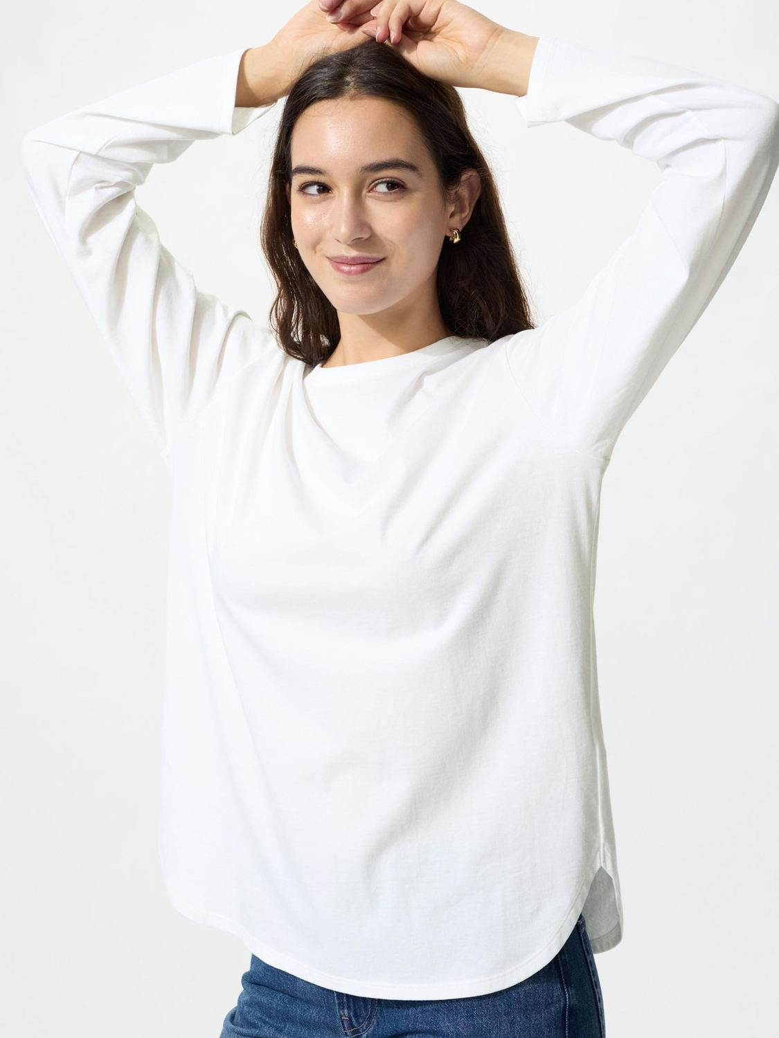 Лонгслив Uniqlo Soft Cotton Round Hem, 00 белый
Лонгслив Uniqlo Soft Cotton Round Hem, 00 белый