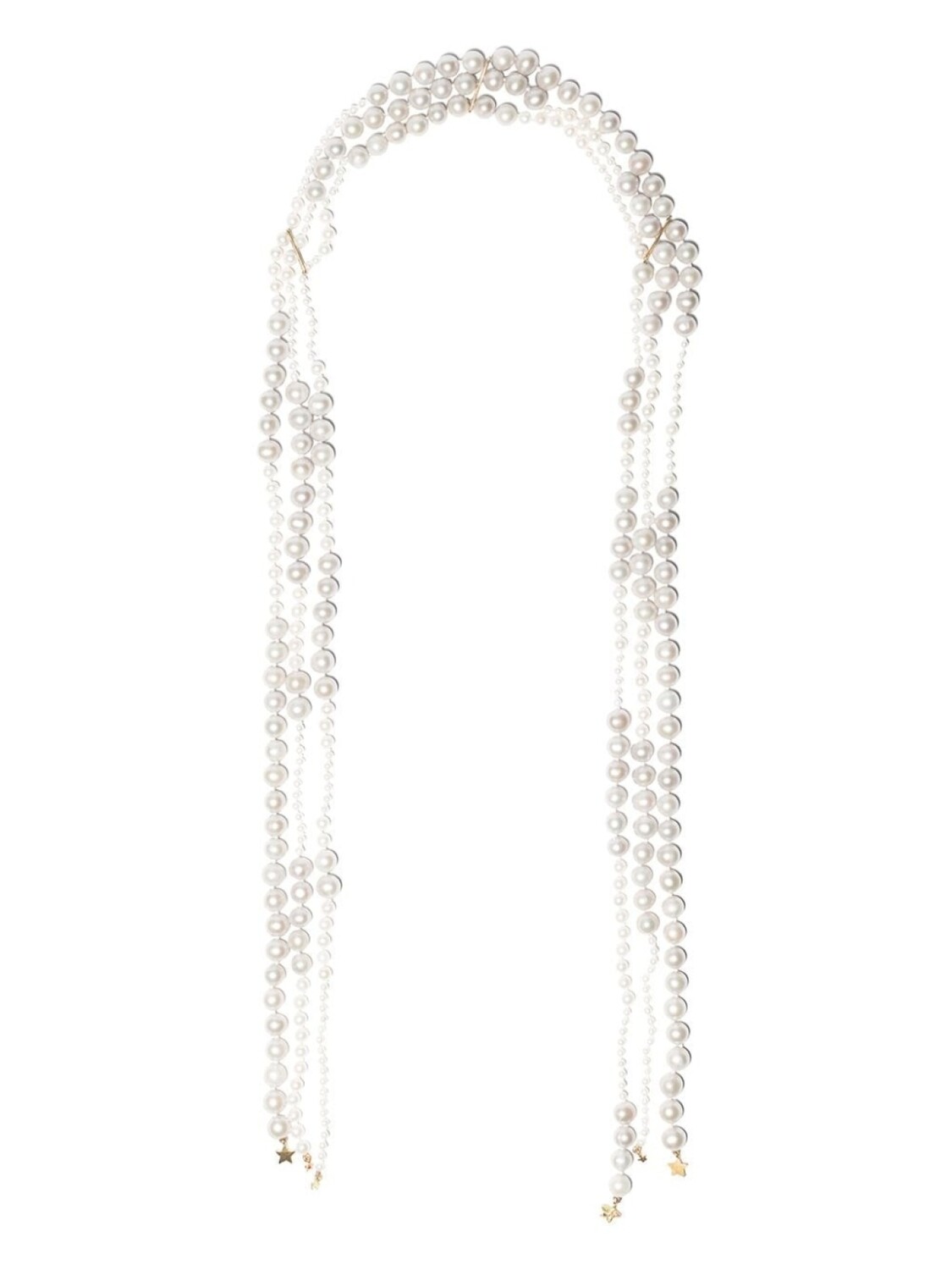 Колье Lucky из желтого золота с сапфирами и жемчугом Carolina Bucci, черный
Колье Lucky из желтого золота с сапфирами и жемчугом Carolina Bucci, черный