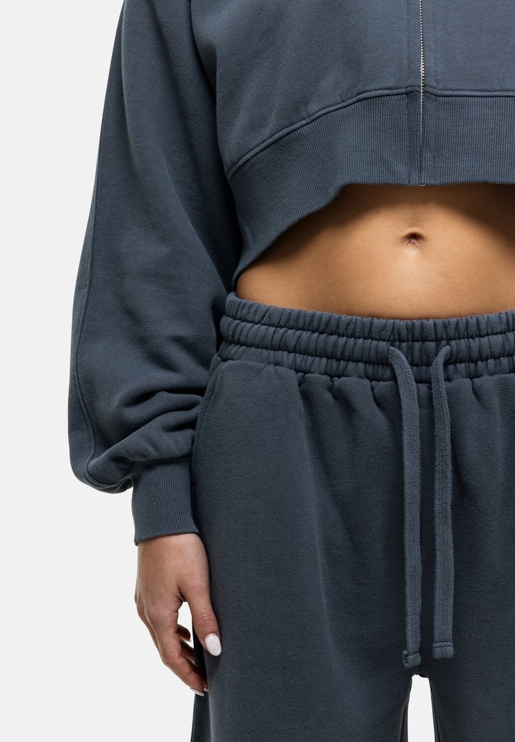 Толстовка на молнии WASHED Good For Nothing, темно-синий 
Толстовка на молнии WASHED Good For Nothing, темно-синий