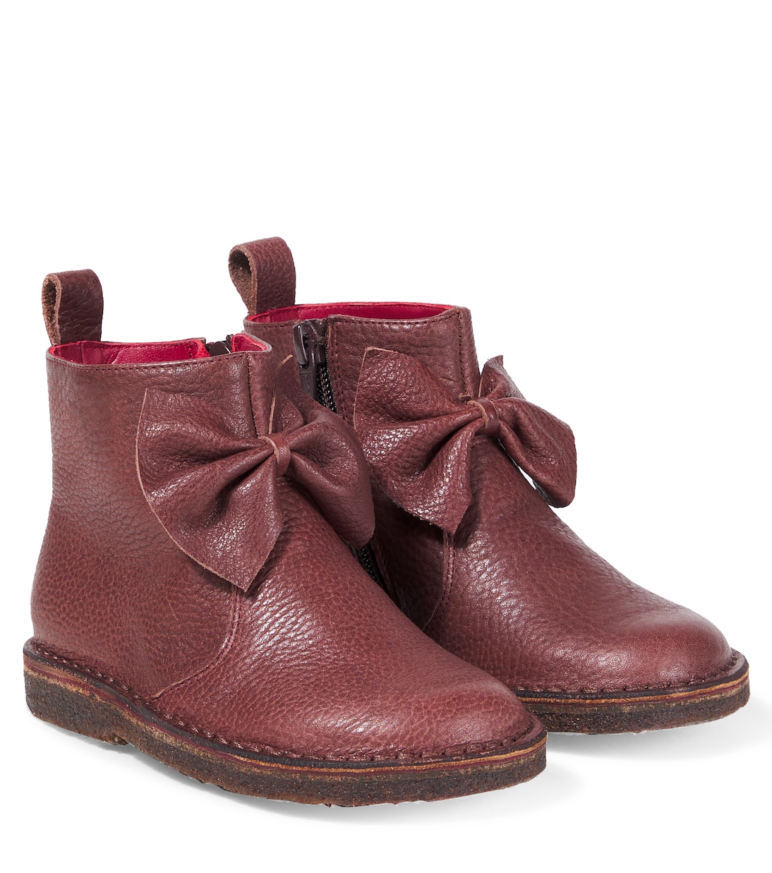 Кожаные ботинки Kava с деталью в виде лука PèPè, Nutell/Rosso
Кожаные ботинки Kava с деталью в виде лука PèPè, Nutell/Rosso