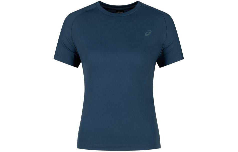 Футболка женская темно-синяя Asics 
Футболка женская темно-синяя Asics