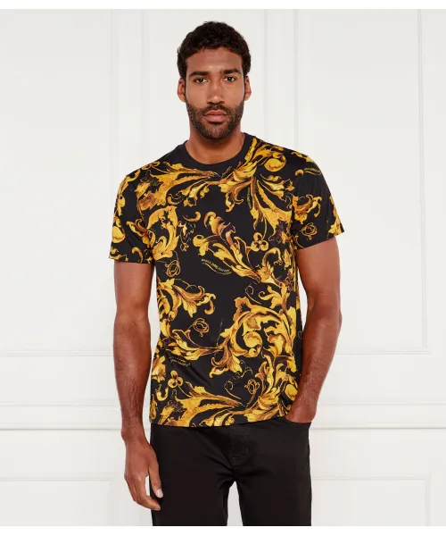 Футболка Slim fit Versace Jeans Couture, черный 
Футболка Slim fit Versace Jeans Couture, черный