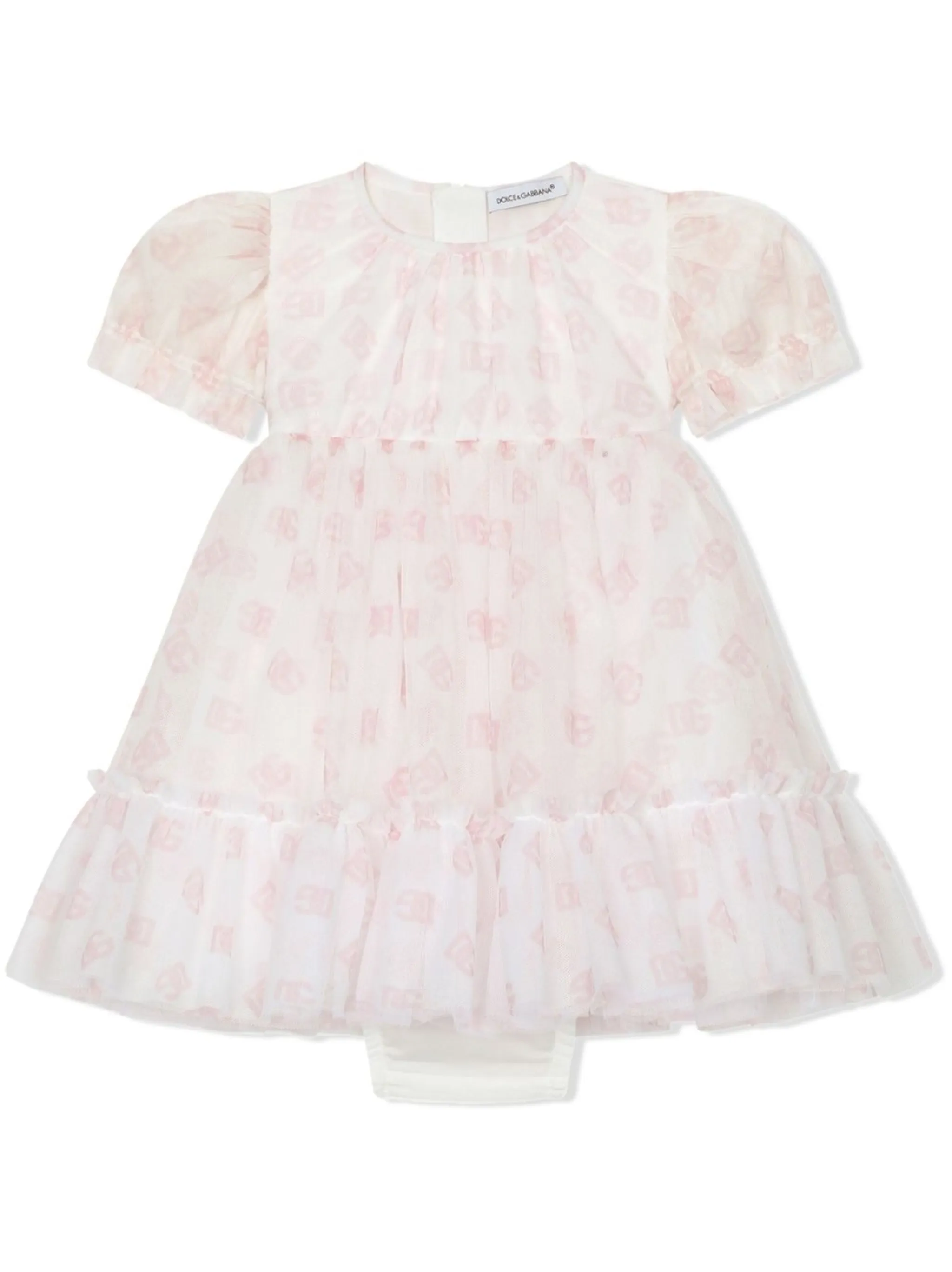 Платье из тюля с логотипом DG Dolce & Gabbana Kids, белый
Платье из тюля с логотипом DG Dolce & Gabbana Kids, белый