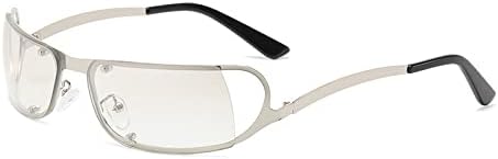 Модные солнцезащитные очки без оправы 2027 года для женщин и мужчин, солнцезащитные очки обтекаемой формы, панк-очки, прямоугольные спортивные очки MTZJH, Silver Light Grey
Модные солнцезащитные очки без оправы 2027 года для женщин и мужчин, солнцезащитные очки обтекаемой формы, панк-очки, прямоугольные спортивные очки MTZJH, Silver Light Grey