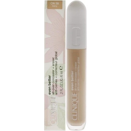 Универсальный консилер Even Better + ластик Cn28 цвета слоновой кости, 6 мл, Clinique
Универсальный консилер Even Better + ластик Cn28 цвета слоновой кости, 6 мл, Clinique