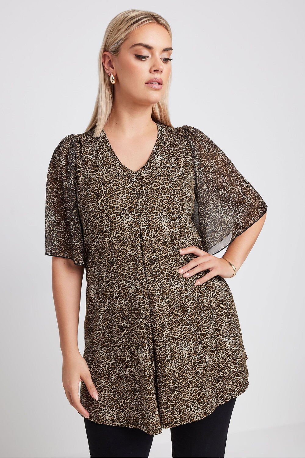 Сетчатый топ с леопардовым принтом Yours Curve, коричневый
Сетчатый топ с леопардовым принтом Yours Curve, коричневый