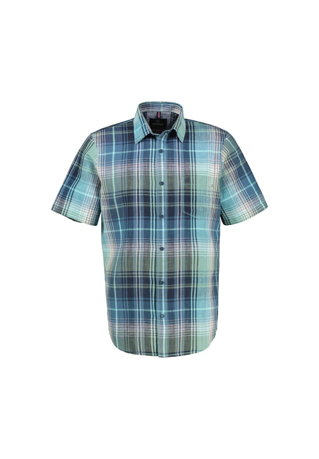 Летняя клетчатая рубашка больших размеров Lerros, синий
Летняя клетчатая рубашка больших размеров Lerros, синий