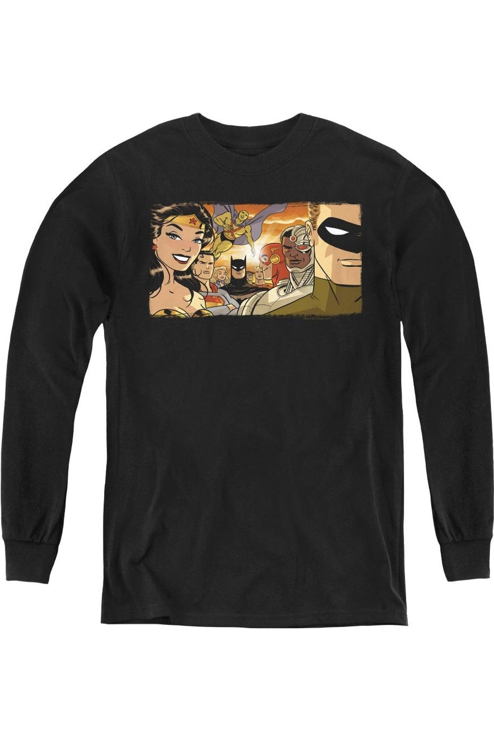 Футболка с длинным рукавом для подростков "Лига справедливости Америки" Gildan, черный
Футболка с длинным рукавом для подростков "Лига справедливости Америки" Gildan, черный