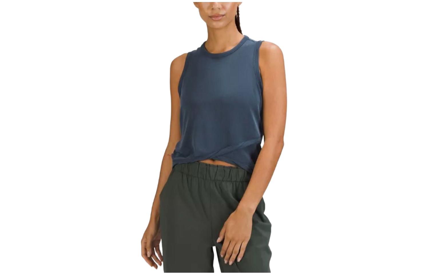 Женская майка без рукавов Lululemon, синий
Женская майка без рукавов Lululemon, синий