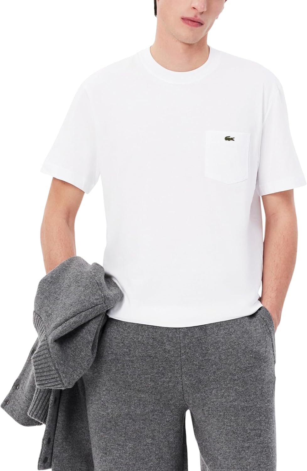 Мужская хлопковая футболка Lacoste с нагрудным карманом, White Pocket, Белый, Мужская хлопковая футболка Lacoste с нагрудным карманом, White Pocket
Мужская хлопковая футболка Lacoste с нагрудным карманом, White Pocket, Белый, Мужская хлопковая футболка Lacoste с нагрудным карманом, White Pocket