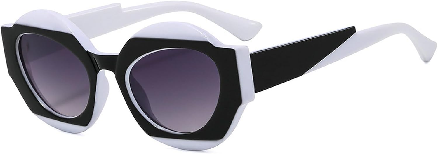 Солнцезащитные очки COTIA Retro Unique Double Color Oval для женщин, модные, с прозрачным градиентом, защита от УФ-излучения UV400, для мужчин, нестандартной формы, White Black
Солнцезащитные очки COTIA Retro Unique Double Color Oval для женщин, модные, с прозрачным градиентом, защита от УФ-излучения UV400, для мужчин, нестандартной формы, White Black