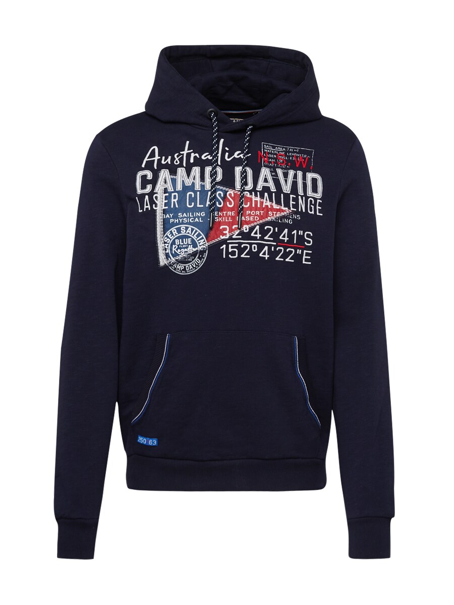 Толстовка с капюшоном CAMP DAVID Sweatshirt Laser Sailing, цвет navy/gentian
Толстовка с капюшоном CAMP DAVID Sweatshirt Laser Sailing, цвет navy/gentian