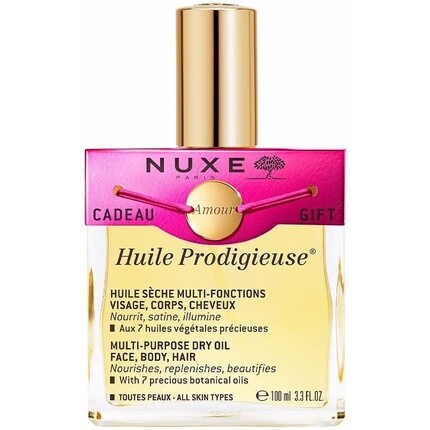 NUXE Многофункциональное сухое масло Huile Prodigieuse, ограниченная серия, подарок
NUXE Многофункциональное сухое масло Huile Prodigieuse, ограниченная серия, подарок