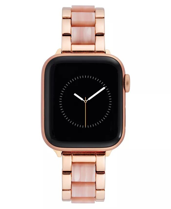 Женский браслет из сплава розового золота и розового ацетата, совместимый с Apple Watch диаметром 38/40/41 мм Anne Klein
Женский браслет из сплава розового золота и розового ацетата, совместимый с Apple Watch диаметром 38/40/41 мм Anne Klein