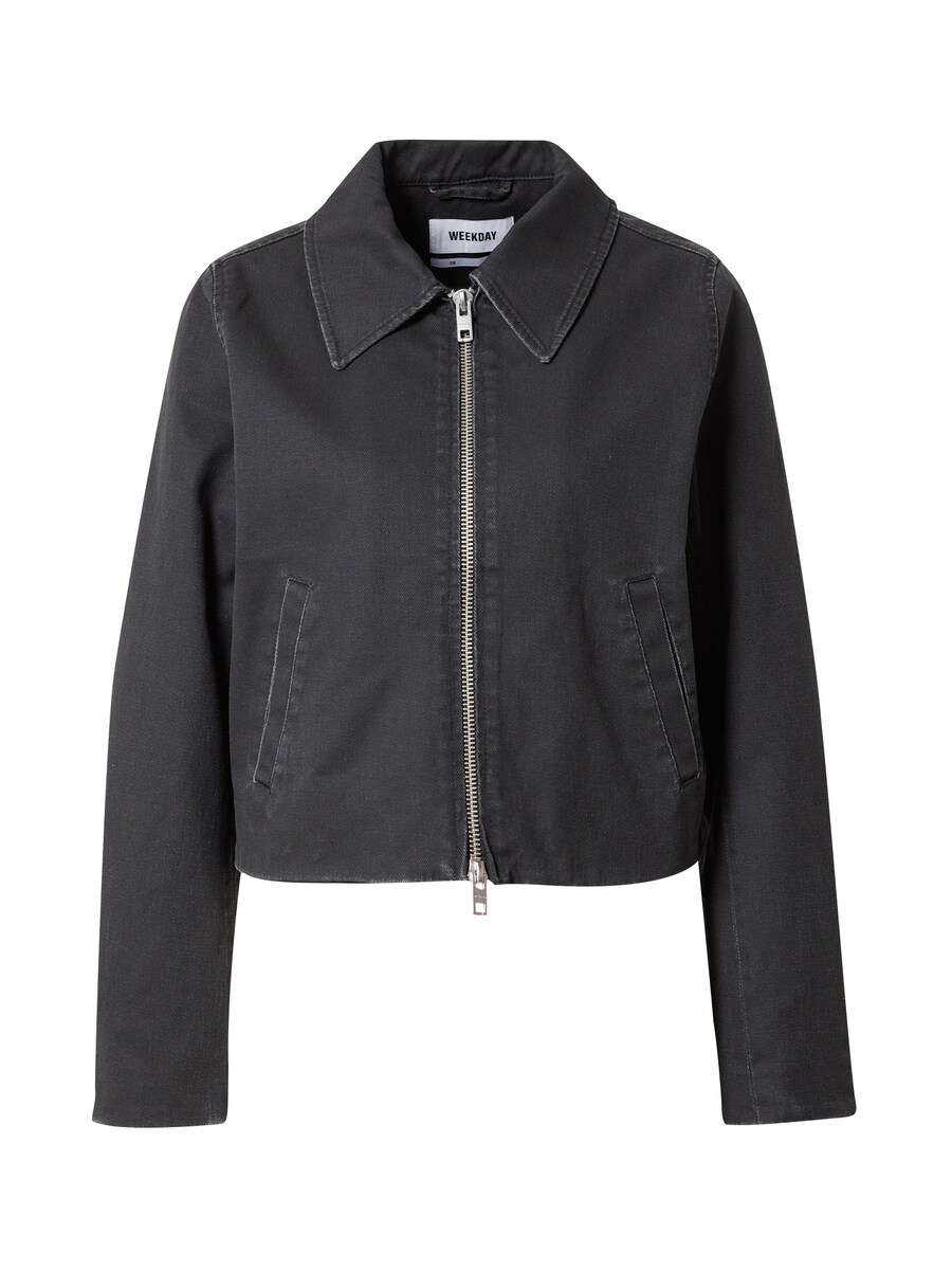 Джинсовая куртка WEEKDAY Between-Season Jacket Nemo, черный деним 
Джинсовая куртка WEEKDAY Between-Season Jacket Nemo, черный деним