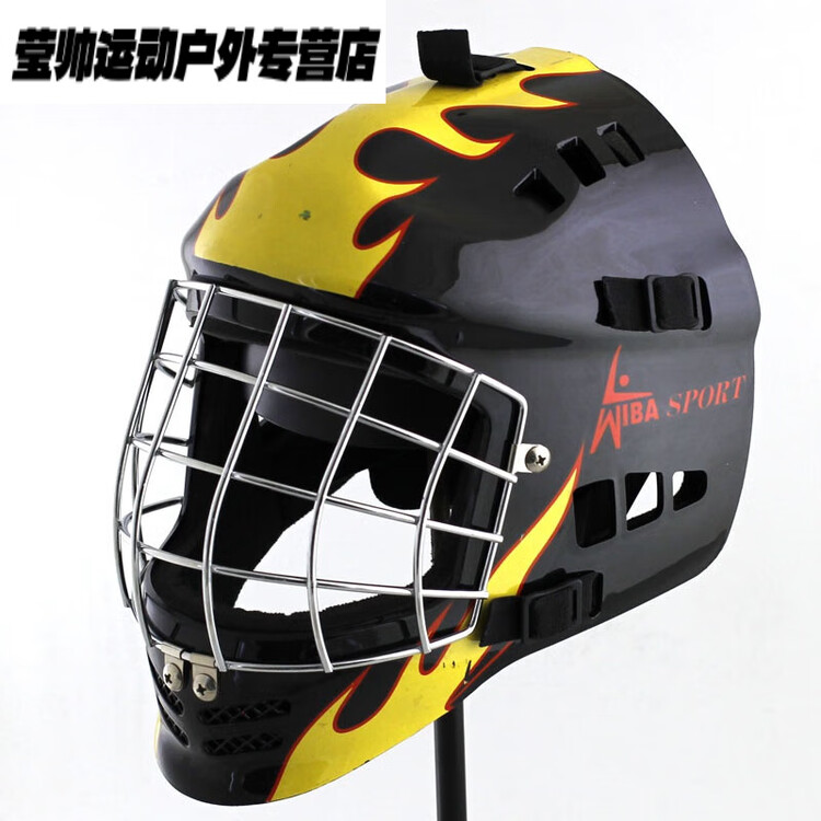 He Jiagong Бейсбольный шлем для кэтчера, хоккейный вратарский шлем для роликов и льда, глянцевый черный с желтым пламенем
He Jiagong Бейсбольный шлем для кэтчера, хоккейный вратарский шлем для роликов и льда, глянцевый черный с желтым пламенем