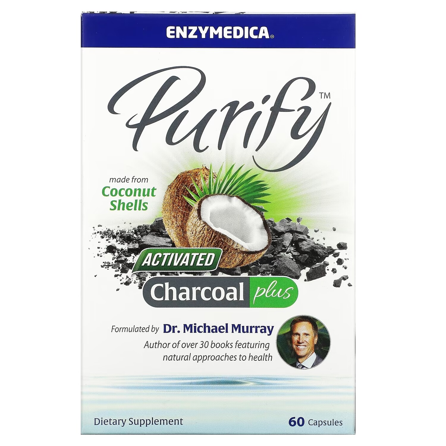 Enzymedica Purify активированный уголь, 60 капсул
Enzymedica Purify активированный уголь, 60 капсул