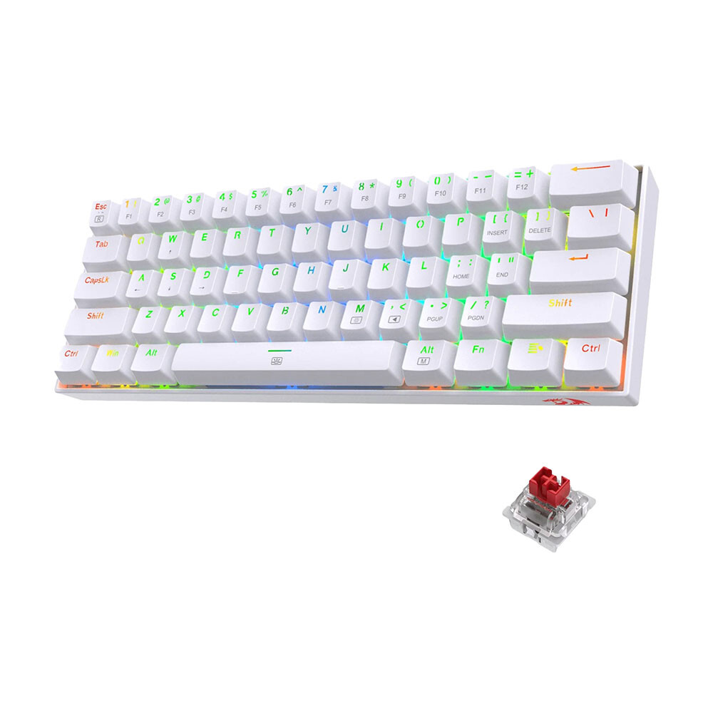 Клавиатура игровая Redragon Dragonborn K630, Red, белый, английская раскладка
Клавиатура игровая Redragon Dragonborn K630, Red, белый, английская раскладка