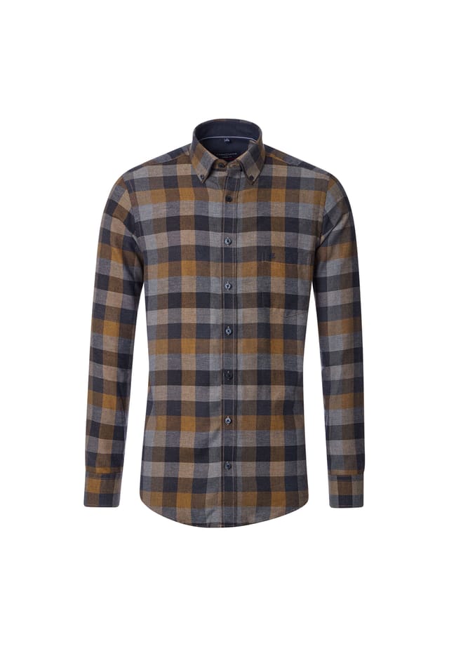 Рубашка свободного кроя в клетку Casamoda, желтый
Рубашка свободного кроя в клетку Casamoda, желтый