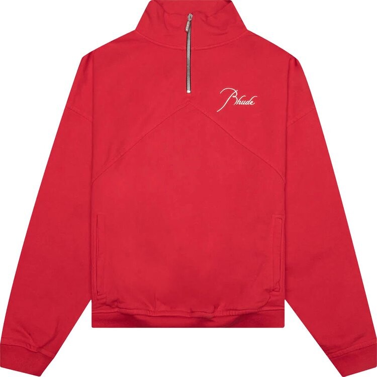 Толстовка Rhude Quarter Zip 'Cherry Red', красный
Толстовка Rhude Quarter Zip 'Cherry Red', красный