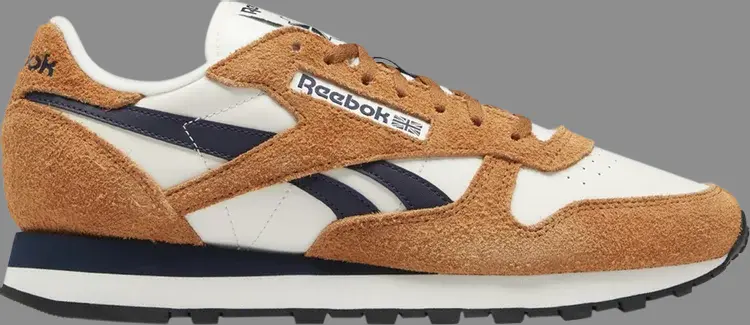 Кроссовки classic leather 'wild brown vector navy' Reebok, белый
Кроссовки classic leather 'wild brown vector navy' Reebok, белый