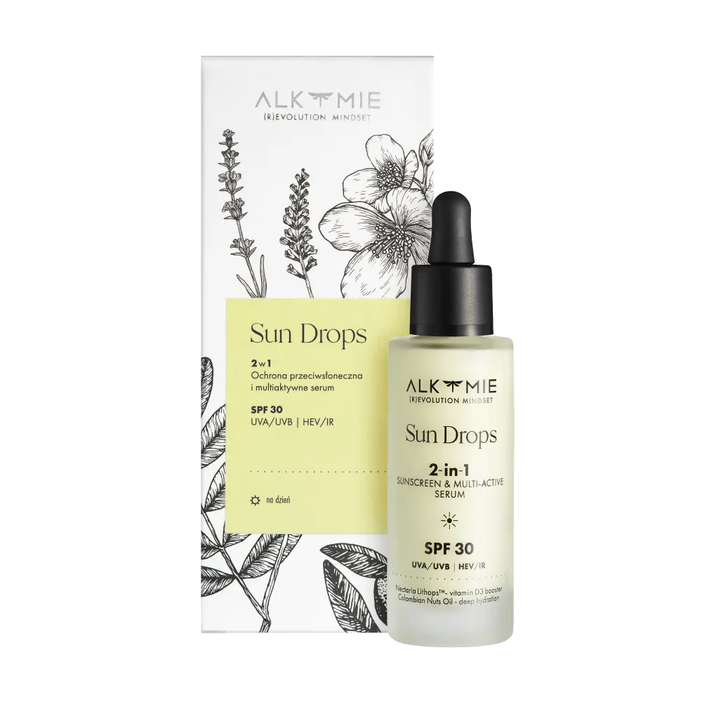 Alkmie Sun Drops сыворотка для лица с SPF30, 30 мл
Alkmie Sun Drops сыворотка для лица с SPF30, 30 мл