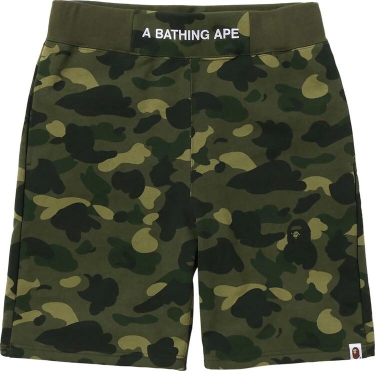 Шорты BAPE Color Camo Sweatshorts 'Green', зеленый
Шорты BAPE Color Camo Sweatshorts 'Green', зеленый