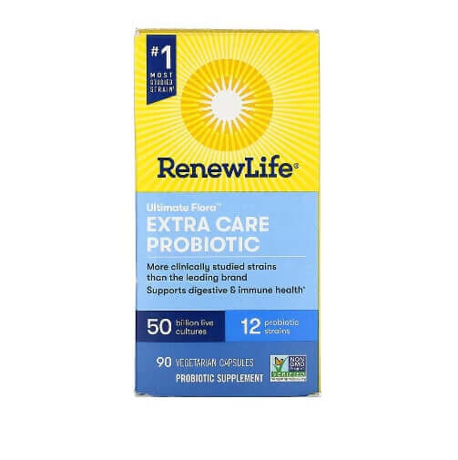 Пробиотик усиленный Ultimate Flora, 90 капсул, Renew Life 
Пробиотик усиленный Ultimate Flora, 90 капсул, Renew Life