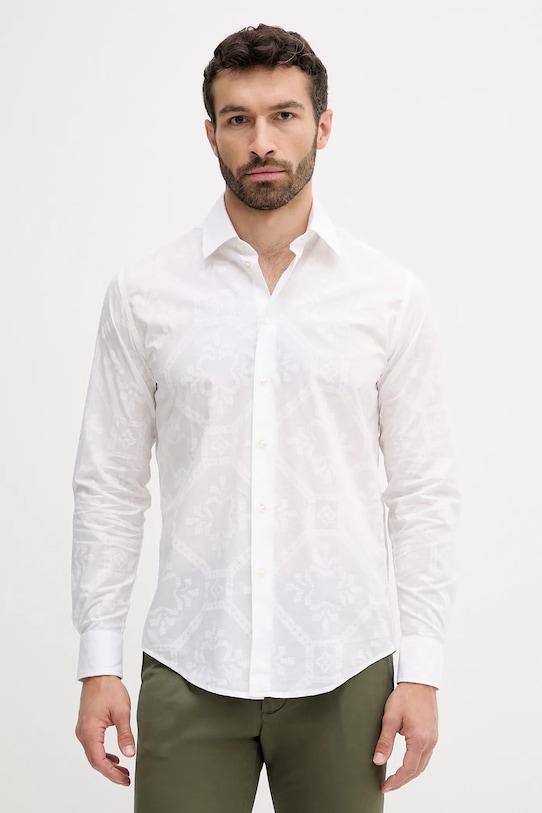 Хлопковая рубашка United Colors Of Benetton, белый
Хлопковая рубашка United Colors Of Benetton, белый