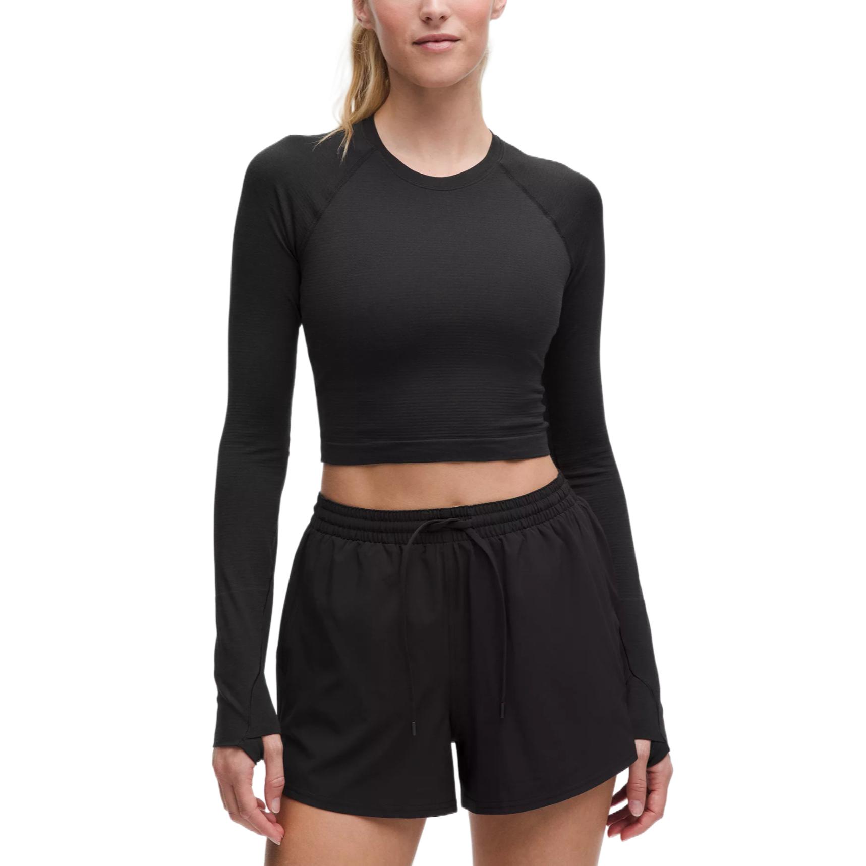 Swiftly Tech укороченная коллекция спортивная одежда для женщин Lululemon, черный/blk
Swiftly Tech укороченная коллекция спортивная одежда для женщин Lululemon, черный/blk