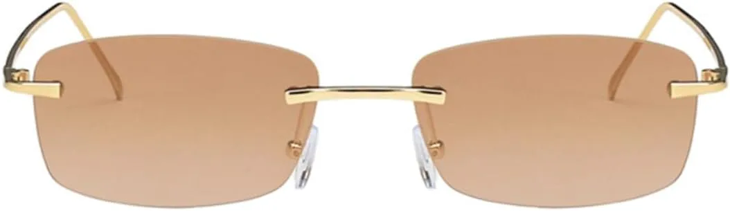 Солнцезащитные очки с защитой UV400 | Безрамочная металлическая оправа | для женщин и мужчин, для занятий спортом на открытом воздухе и вождения DSVIGF, Gold Purple
Солнцезащитные очки с защитой UV400 | Безрамочная металлическая оправа | для женщин и мужчин, для занятий спортом на открытом воздухе и вождения DSVIGF, Gold Purple