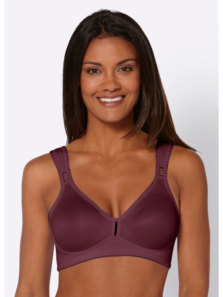 Удобный бюстгальтер без косточек бордового цвета. WITT WEIDEN
Удобный бюстгальтер без косточек бордового цвета. WITT WEIDEN