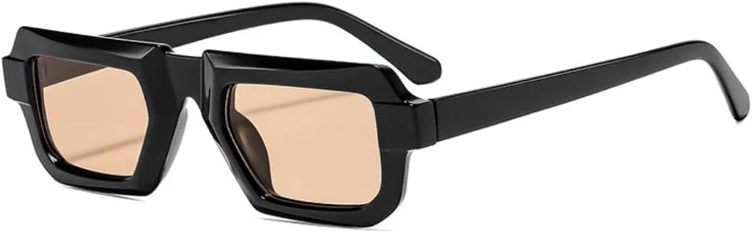 Винтажные женские солнцезащитные очки в маленькой квадратной оправе, роскошные мужские очки в стиле панк для вождения, путешествий и отдыха на природе, защита от УФ-излучения UV400 TVTBBVV, Black Tea
Винтажные женские солнцезащитные очки в маленькой квадратной оправе, роскошные мужские очки в стиле панк для вождения, путешествий и отдыха на природе, защита от УФ-излучения UV400 TVTBBVV, Black Tea