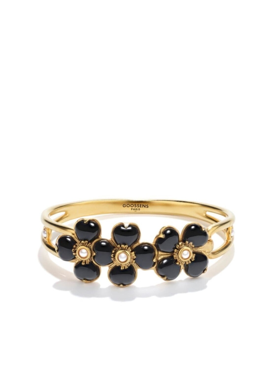 Позолоченный браслет Clover с кварцем и жемчугом Goossens, золотой
Позолоченный браслет Clover с кварцем и жемчугом Goossens, золотой