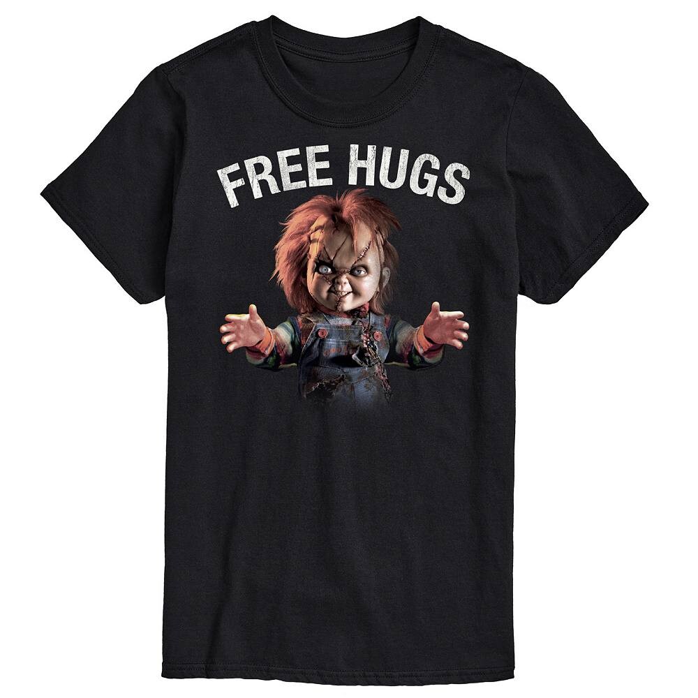 Футболка с рисунком Big & Tall Chucky Free Hugs Licensed Character, черный
Футболка с рисунком Big & Tall Chucky Free Hugs Licensed Character, черный