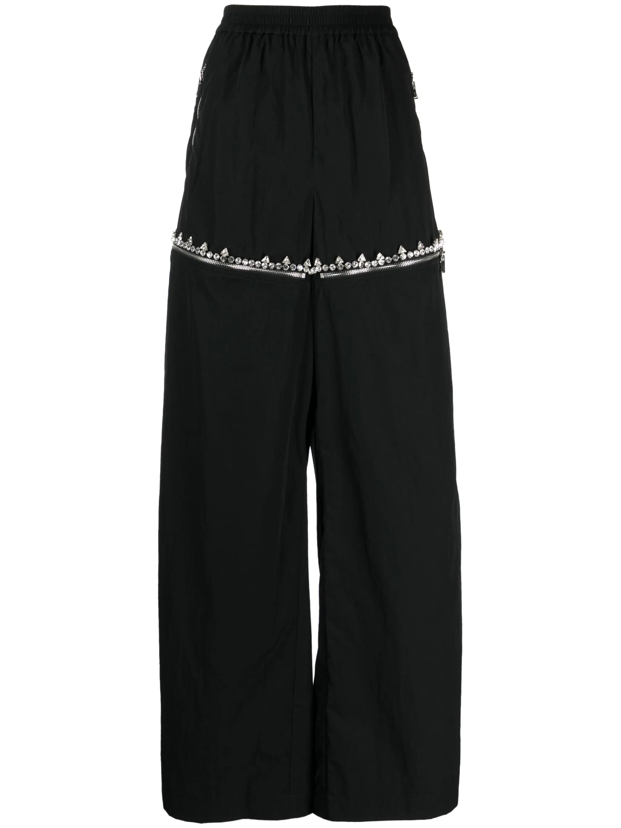 Широкие брюки с кристаллами Area, черный
Широкие брюки с кристаллами Area, черный