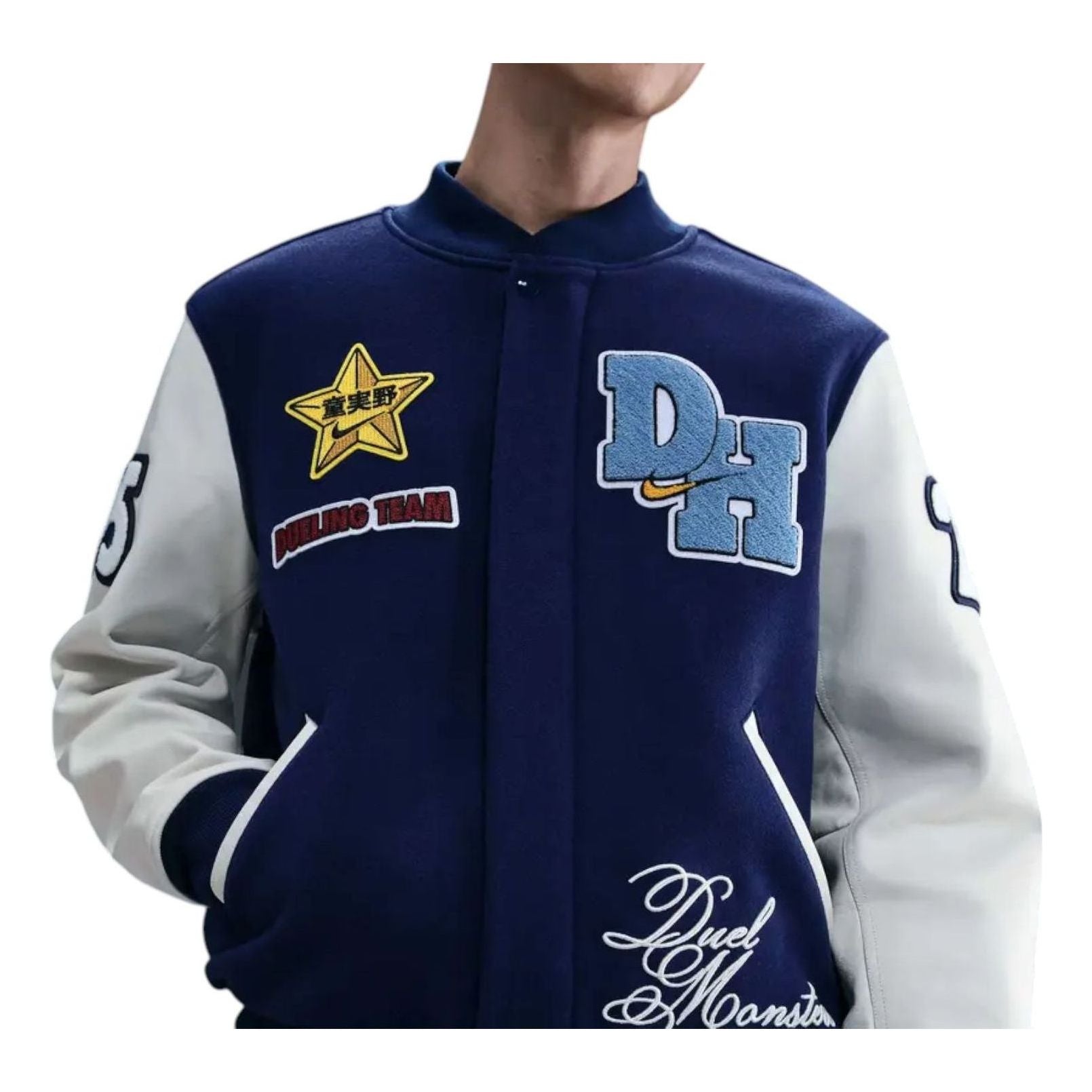 Куртка Nike x Yu-Gi-Oh! Destroyer Jacket 'Blue White'
Куртка Nike x Yu-Gi-Oh! Destroyer Jacket 'Blue White'