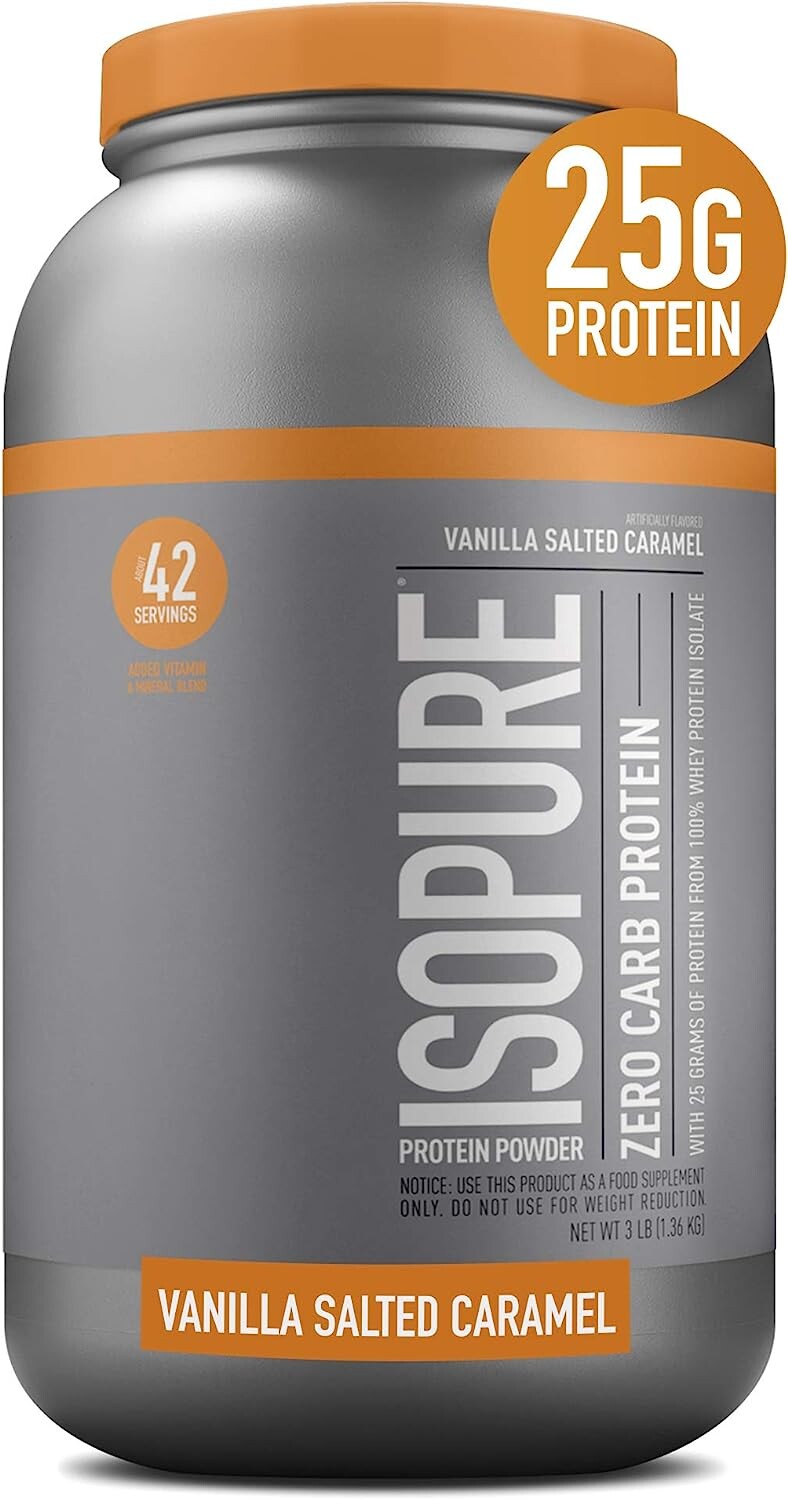 Изолят протеина Isopure Zero Carb, 1360 г, ваниль/соленая карамель
Изолят протеина Isopure Zero Carb, 1360 г, ваниль/соленая карамель
