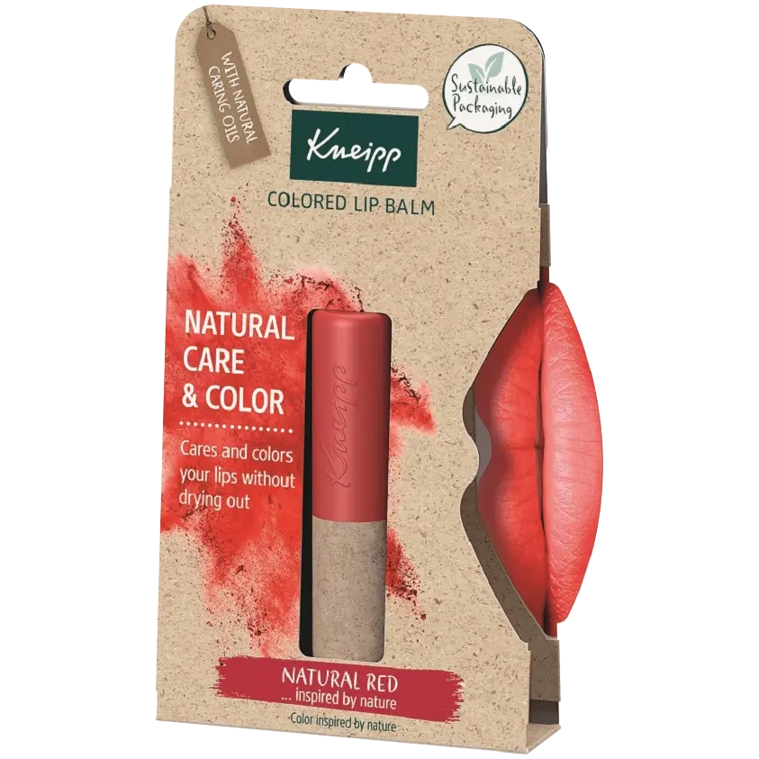 Kneipp Natural Red бальзам для губ, 3,5 г
Kneipp Natural Red бальзам для губ, 3,5 г