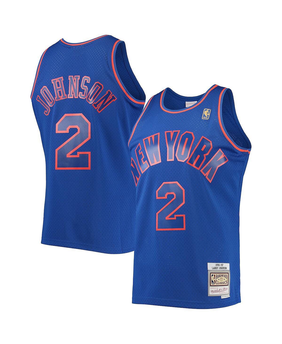 Мужская футболка larry johnson blue new york knicks 1996-97 hardwood classics swingman jersey Mitchell & Ness, синий
Мужская футболка larry johnson blue new york knicks 1996-97 hardwood classics swingman jersey Mitchell & Ness, синий