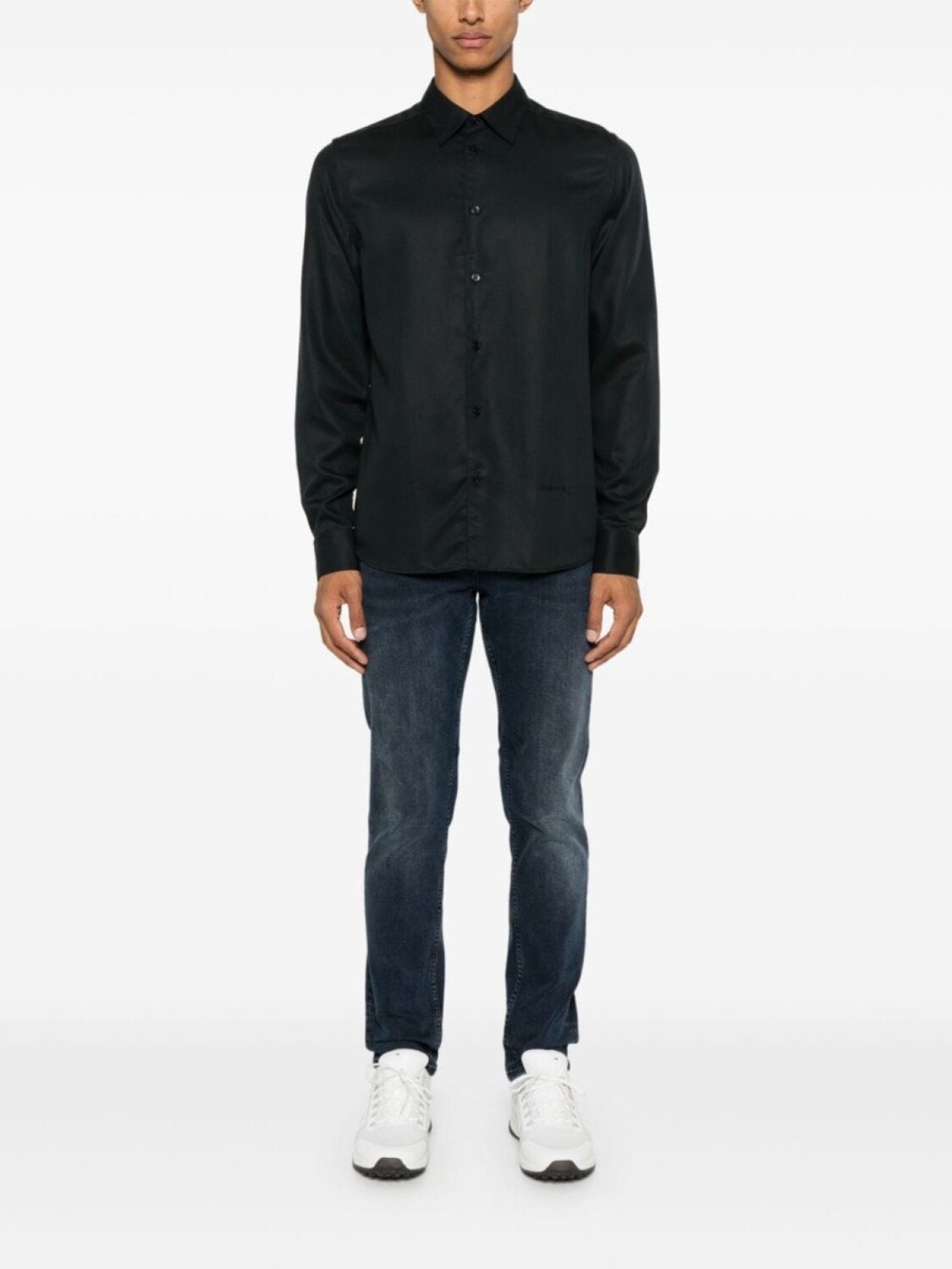 J.Lindeberg рубашка узкого кроя, черный
J.Lindeberg рубашка узкого кроя, черный