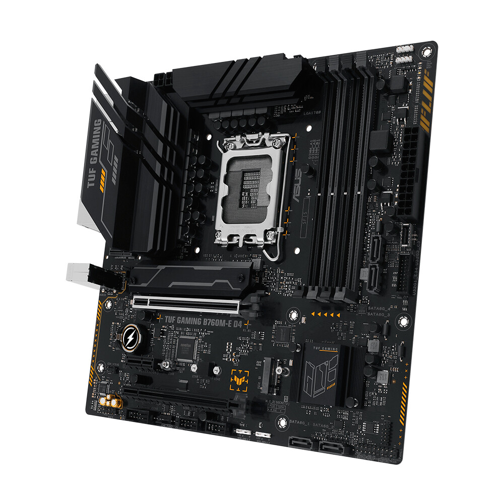 Материнская плата Asus TUF GAMING B760M E D4, LGA1700, DDR4
Материнская плата Asus TUF GAMING B760M E D4, LGA1700, DDR4