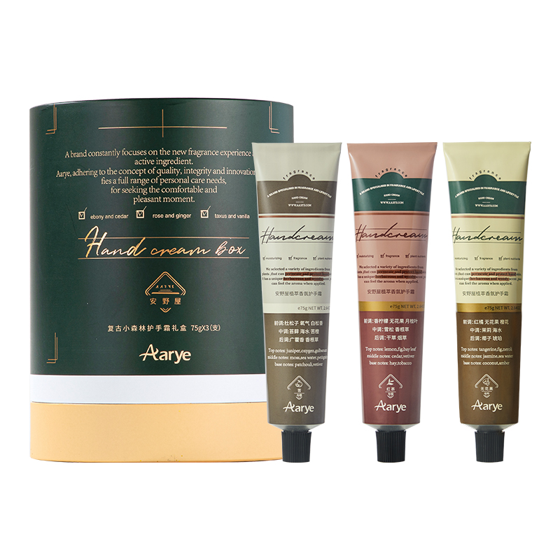 Эфирное масло увлажняющий крем для рук Vintage Small Forest Box 75г*3 AARYE
Эфирное масло увлажняющий крем для рук Vintage Small Forest Box 75г*3 AARYE
