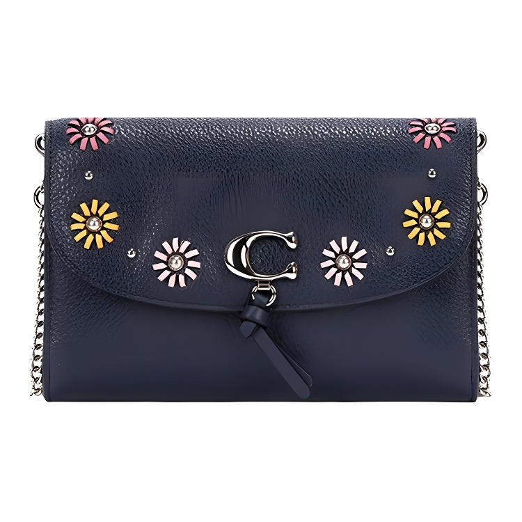 COACH Кожаный конверт реми через плечо женский тёмно-синий
COACH Кожаный конверт реми через плечо женский тёмно-синий