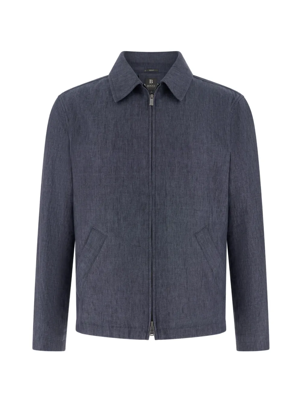 Бомбер на кнопках Boggi Milano, синий
Бомбер на кнопках Boggi Milano, синий