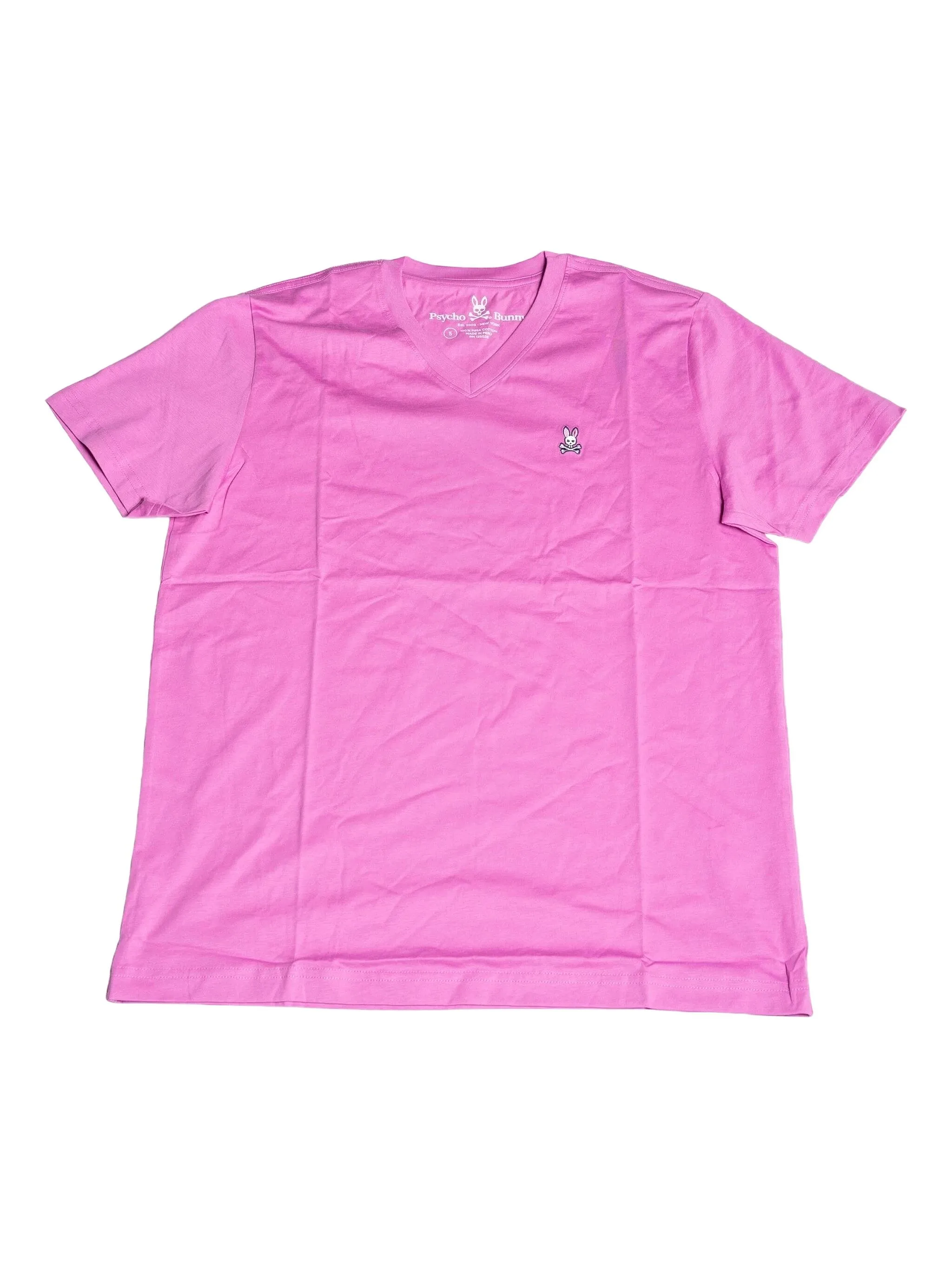 Футболка с V-образным вырезом Psycho Bunny, фиолетовый
Футболка с V-образным вырезом Psycho Bunny, фиолетовый