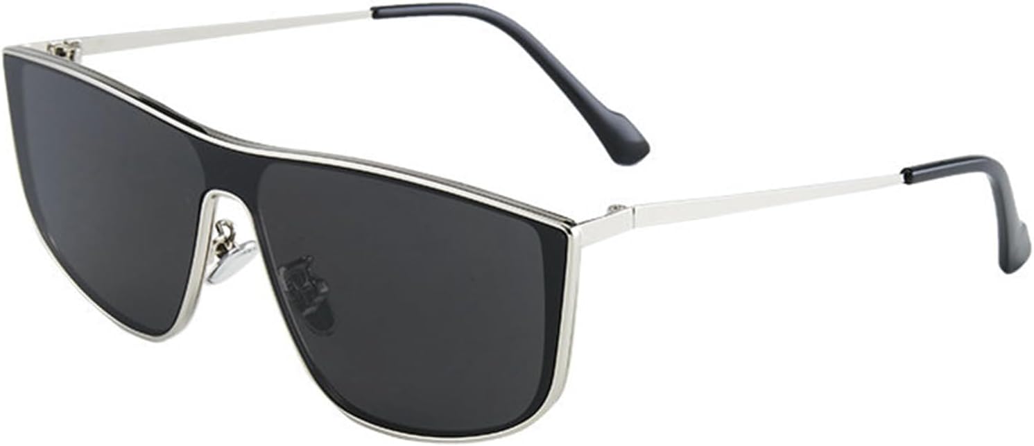 Willochra Винтажные роскошные модные солнцезащитные очки большого квадратного размера для женщин и мужчин, модные, для вождения, с плоской верхней частью, в стиле панк, с защитой от УФ-излучения UV400, C3
Willochra Винтажные роскошные модные солнцезащитные очки большого квадратного размера для женщин и мужчин, модные, для вождения, с плоской верхней частью, в стиле панк, с защитой от УФ-излучения UV400, C3